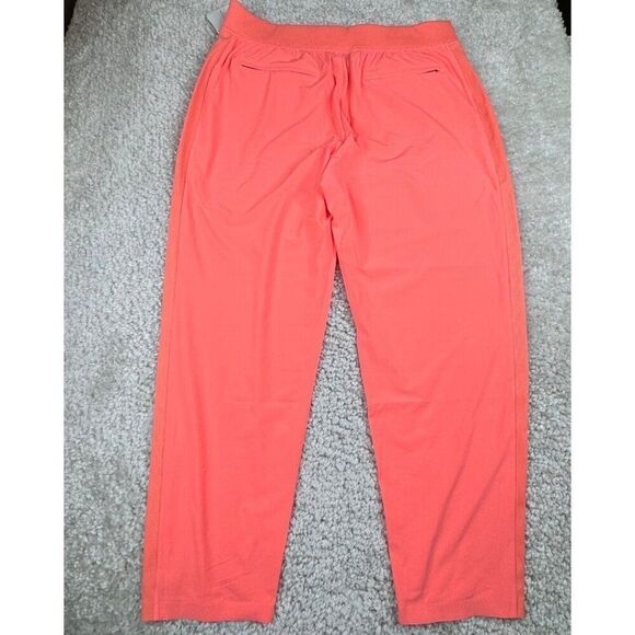 Athleta Brookyln Ankle Pant Neon Orange 14 NEW - Picture 3 of 11